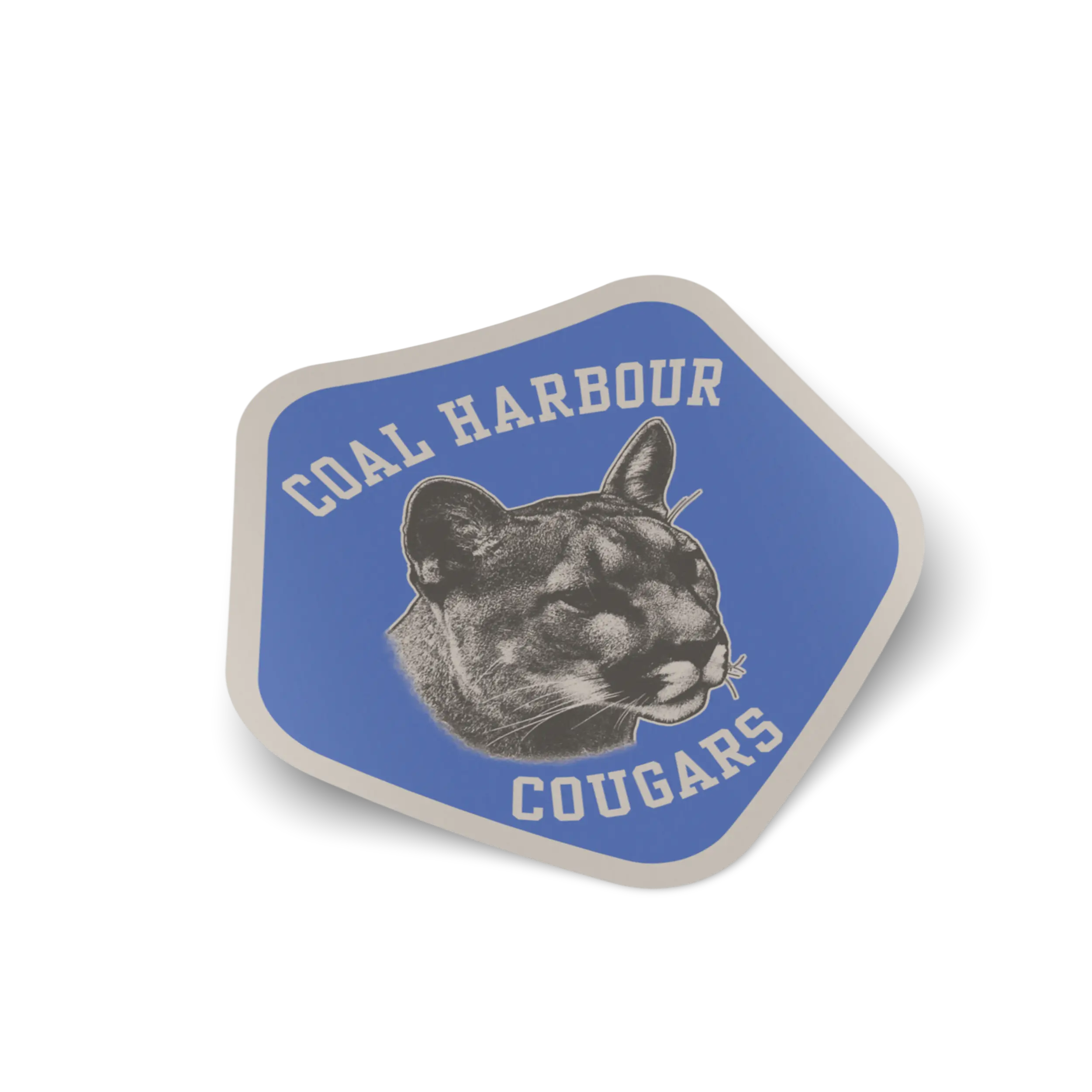 Coal Harbour Cougars Logo Sticker (3 Pack)