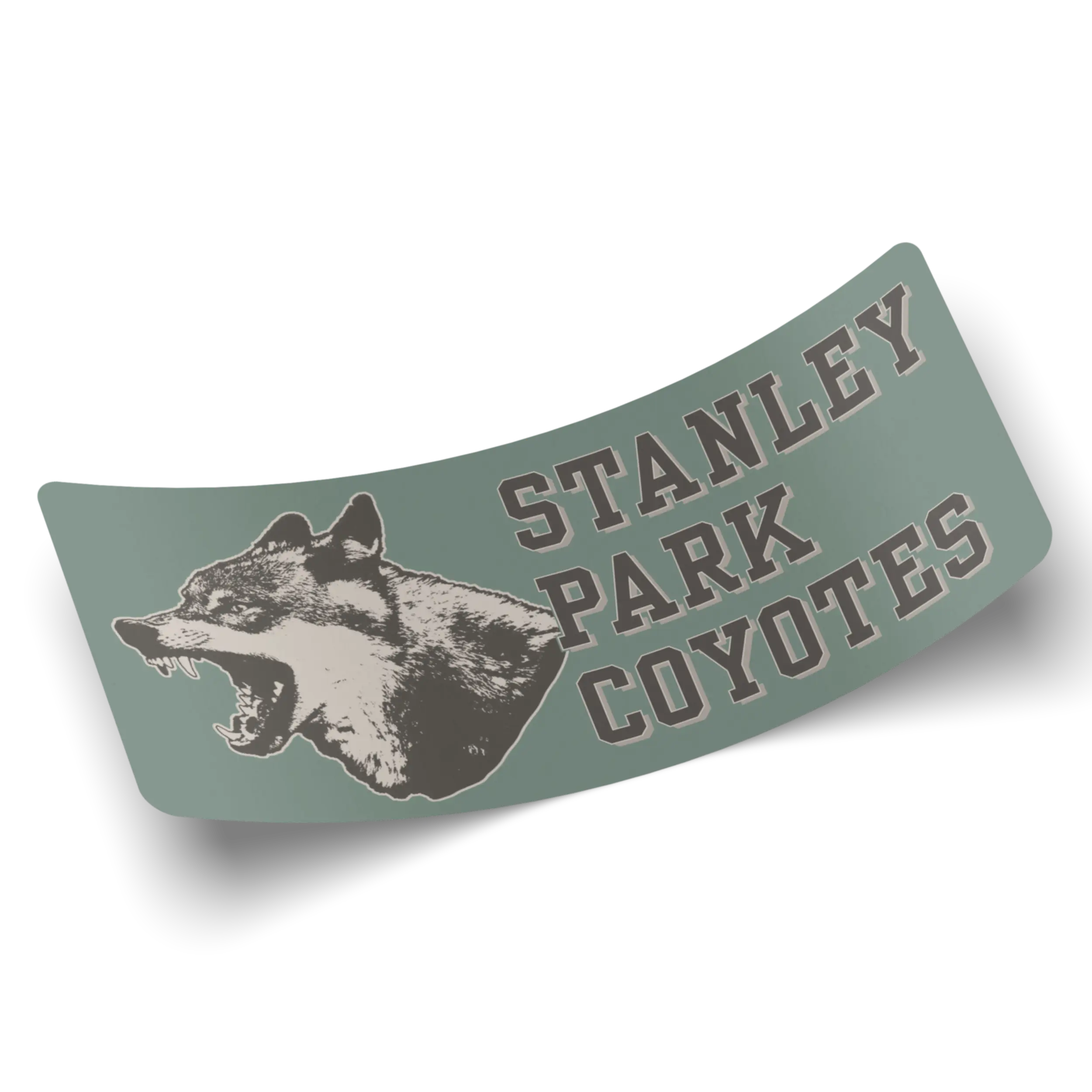 Stanley Park Coyotes Rectangular Sticker (3 Pack)